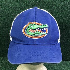Top of the World Blue Florida Gators UF Logo Hat Snapback Trucker Vtg Mesh